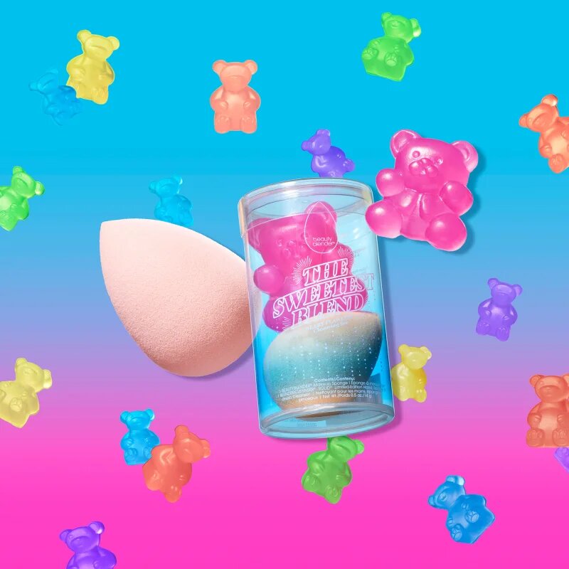 beautyblender® The Sweetest Blend Beary Flawless Cleansing Set комплект за перфектен външен вид