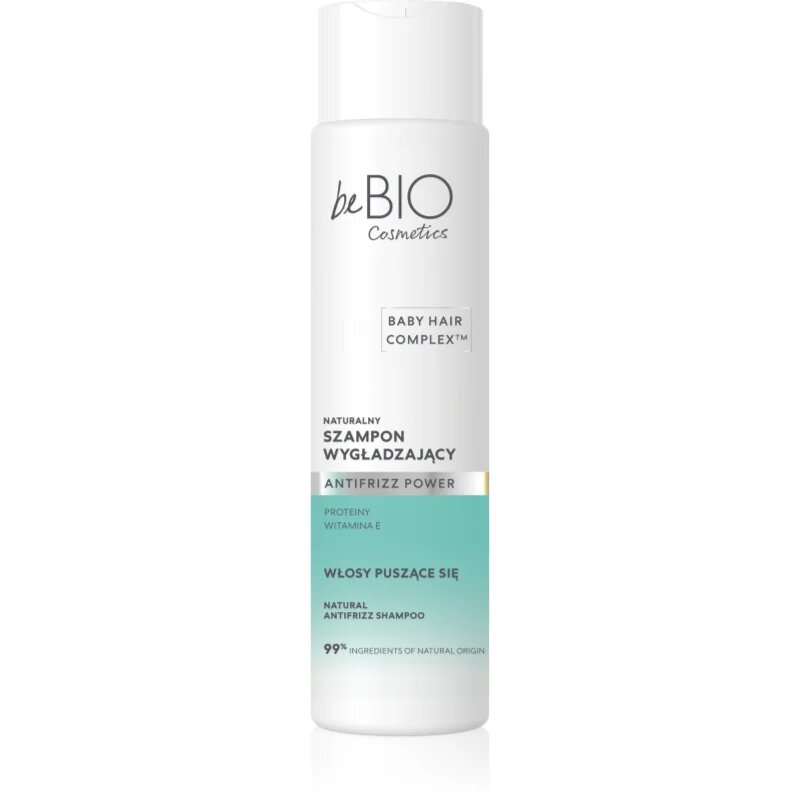 beBIO Baby Hair Complex Antifrizz Power изправящ шампоан против цъфтене 300 мл.