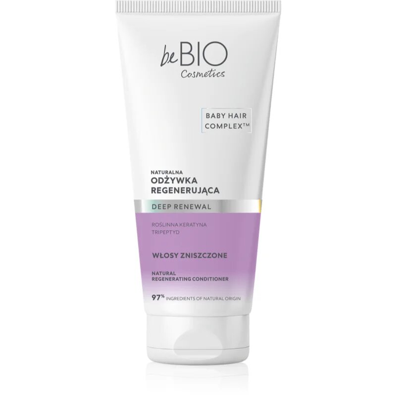 beBIO Baby Hair Complex Deep Renewal регенериращ балсам за увредена коса 200 мл.