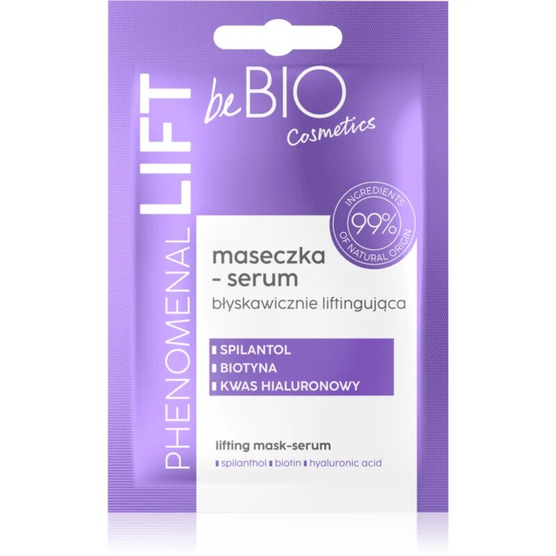 beBIO Phenomenal Lift изглаждащ лифтинг серум и маска в едно 10 мл.