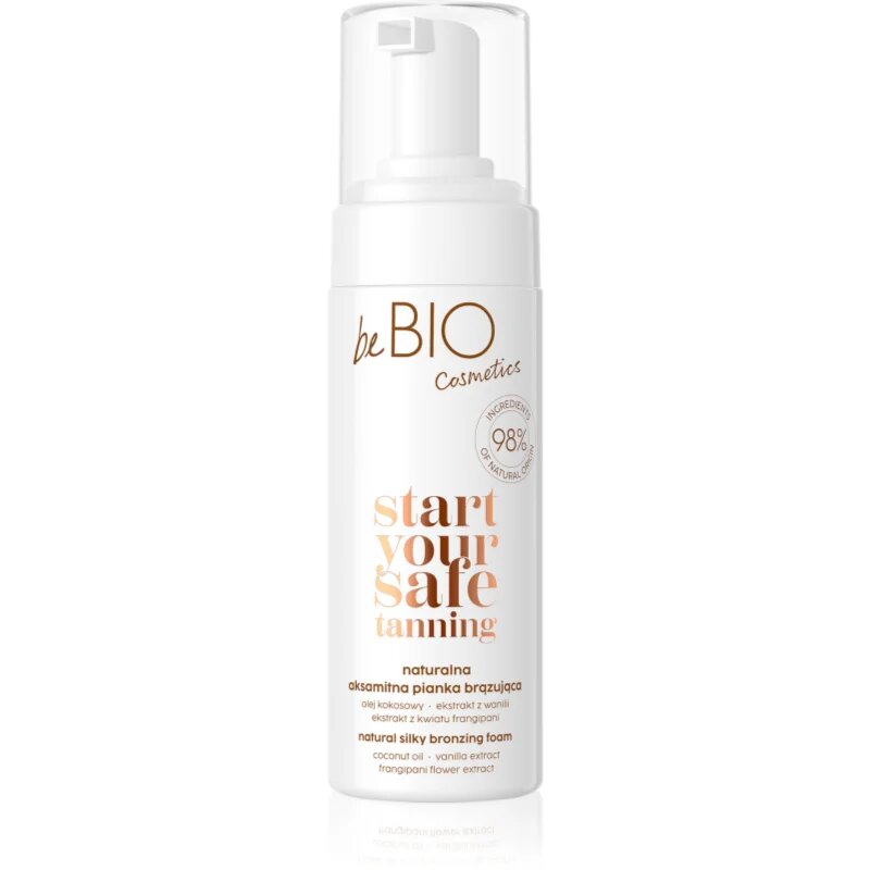 beBIO Safe Tanning бронзиращ мус 150 мл.