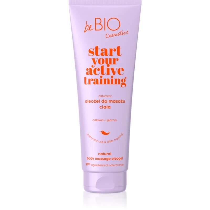 beBIO Start Your Active Training регенериращо масажно олио 250 мл.