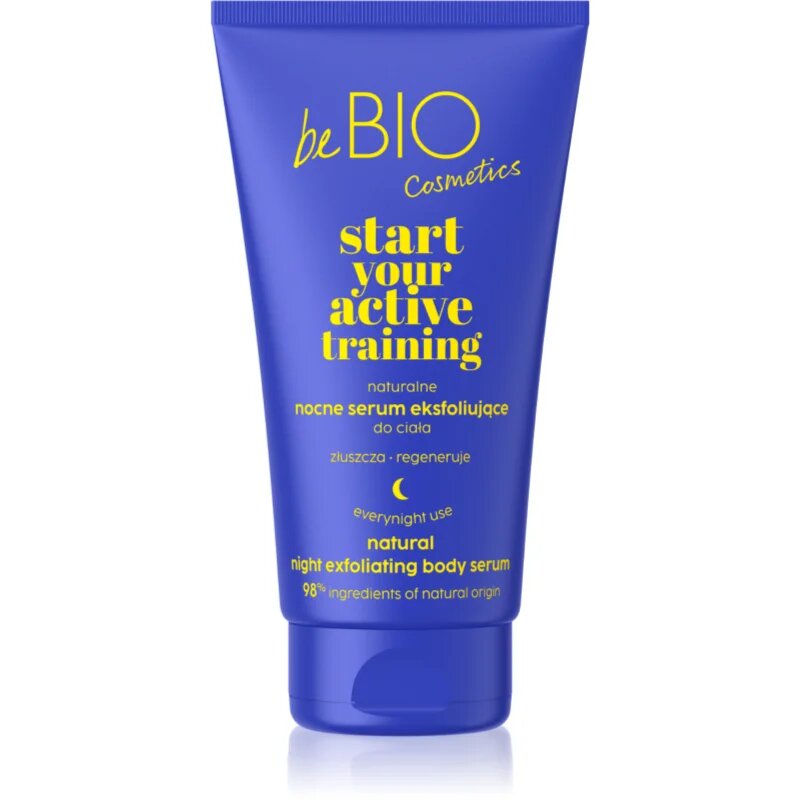 beBIO Start Your Active Training серум за тяло с ексфолиращо действие 150 мл.