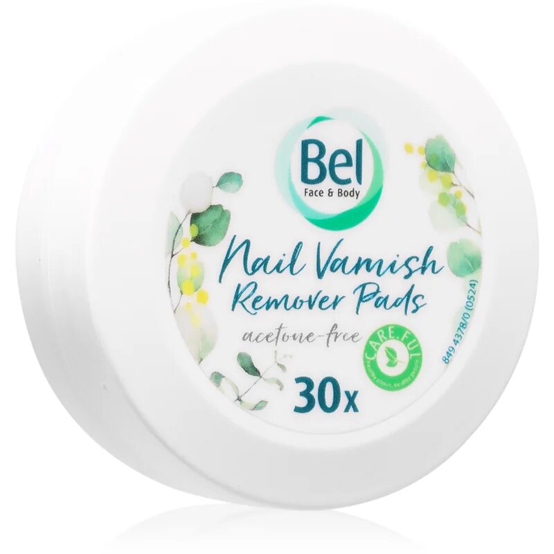 Bel Face & Body лакочистител без мирис 30 бр.