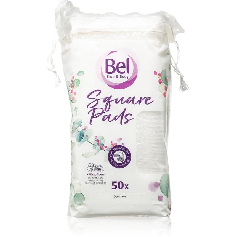 Bel Face & Body тампони за почистване на грим 50 бр.