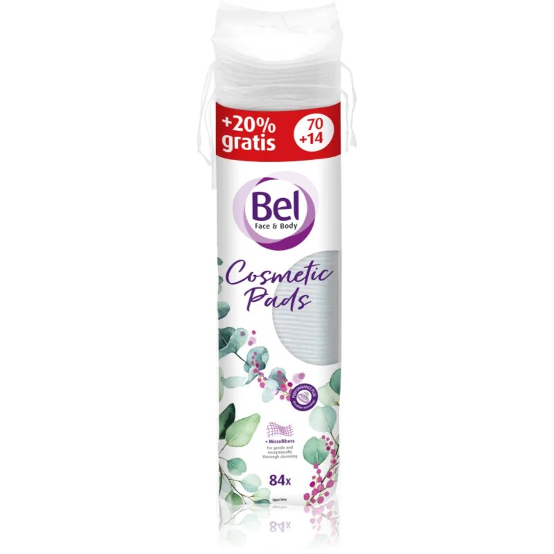Bel Face & Body тампони за почистване на грим 84 бр.