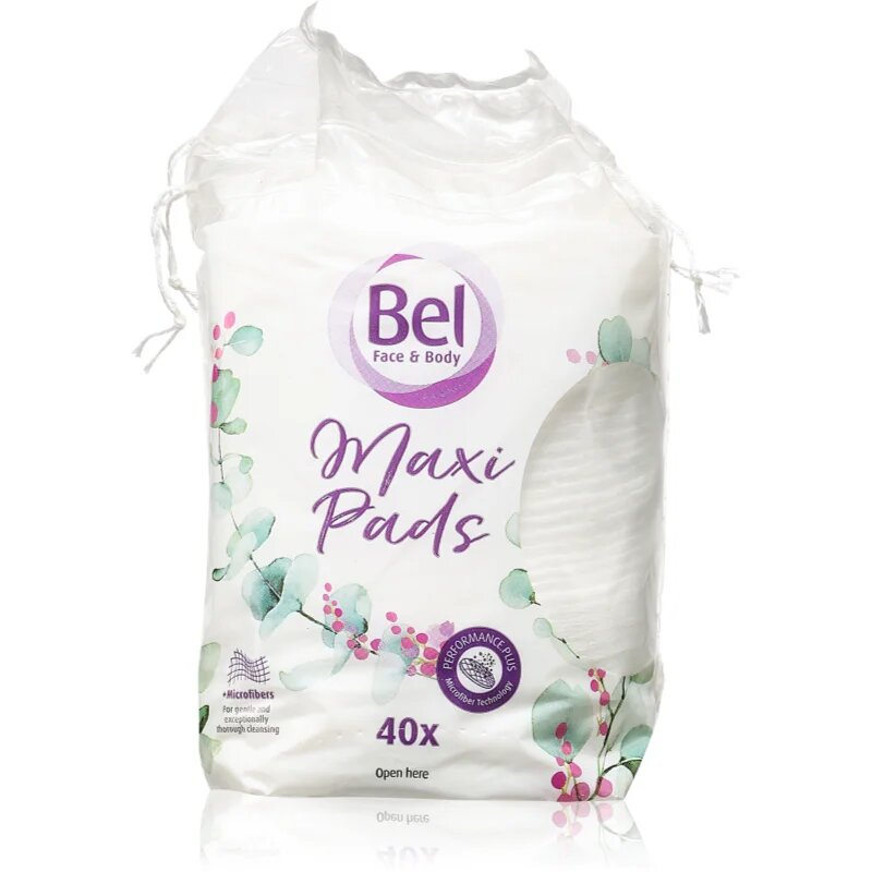 Bel Face & Body тампони за почистване на грим макси 40 бр.