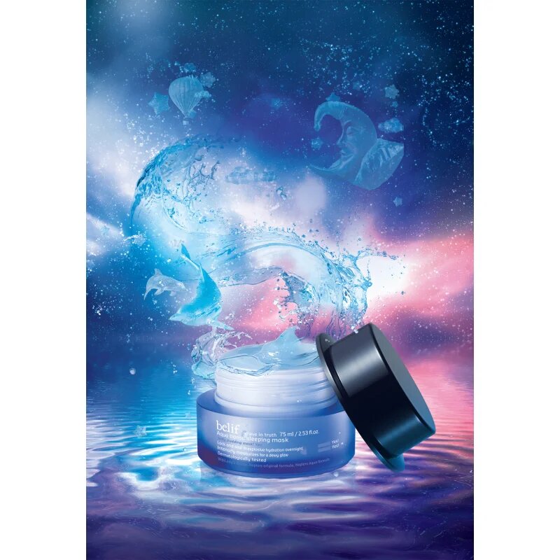 belif Aqua Bomb Sleeping Mask интензивна хидратираща маска за нощ 75 мл.