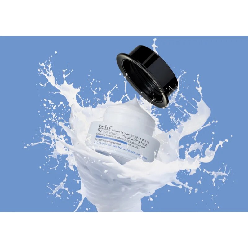 belif The True Cream Moisturizing Bomb дълбоко хидратиращ крем в дълбочина s ceramidy a peptidy 50 мл.