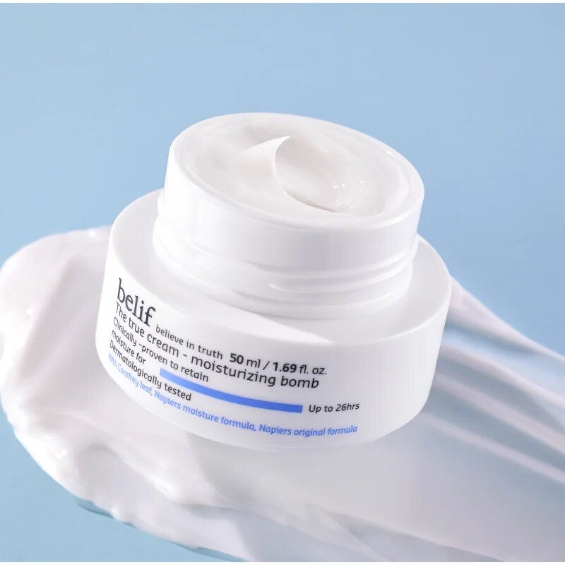 belif The True Cream Moisturizing Bomb дълбоко хидратиращ крем в дълбочина s ceramidy a peptidy 50 мл.