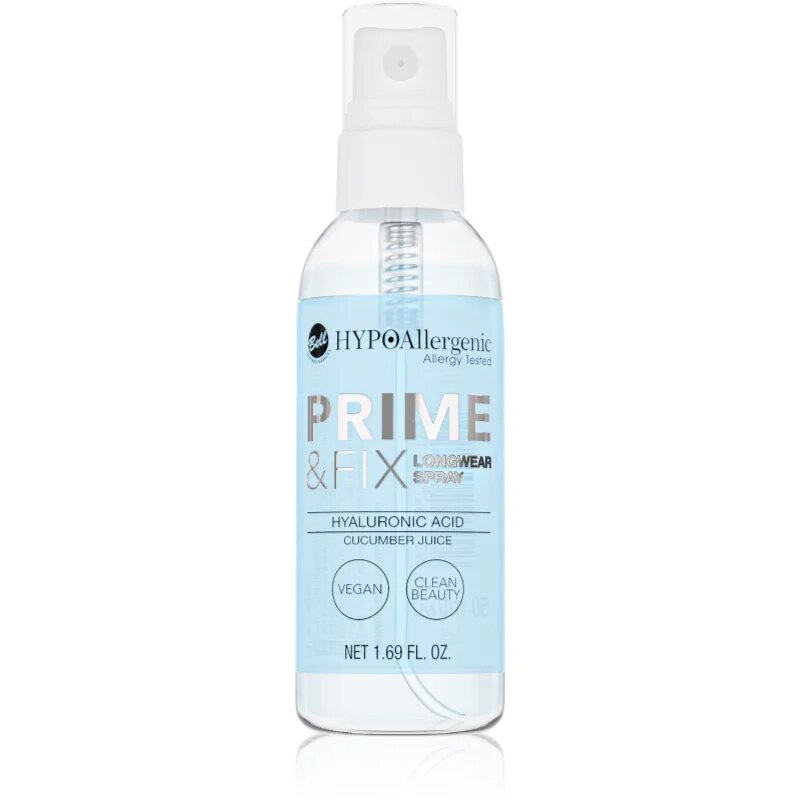 Bell Hypoallergenic Hydrating основа за грим и фиксиращ спрей в едно с хиалуронова киселина 50 мл.