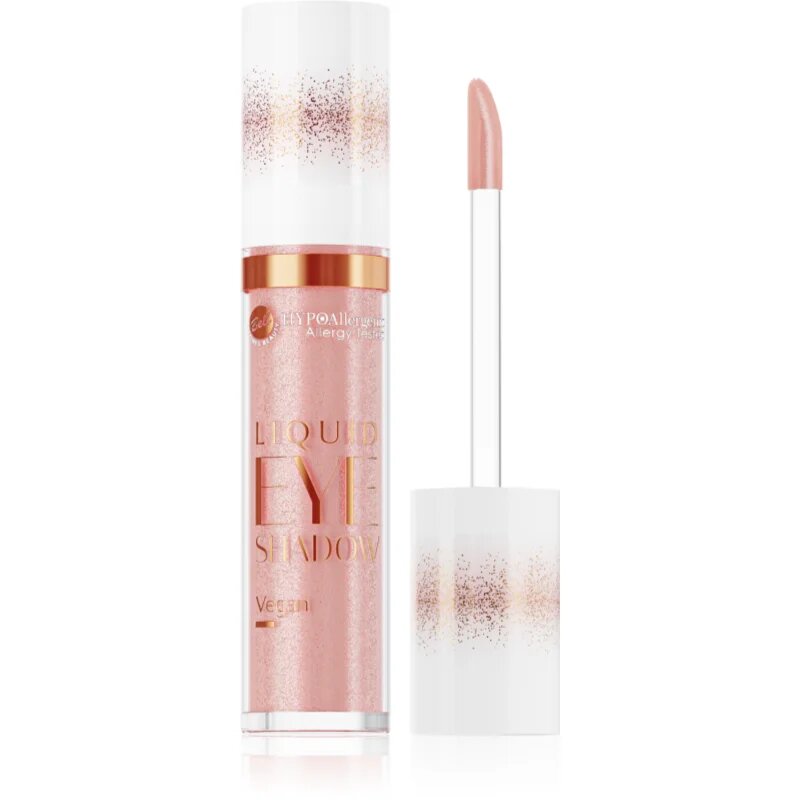 Bell Hypoallergenic течни очни сенки с брокат цвят 02 Dazzling Rose 5 гр.