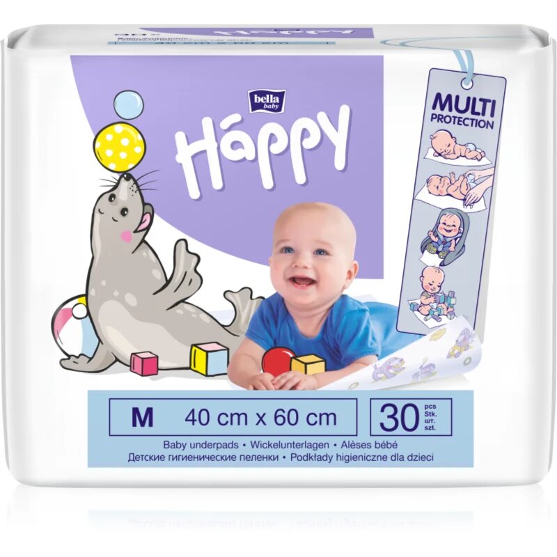 BELLA Baby Happy Baby Underpads еднократни подложки за смяна на пелените 40x60 cm 30 бр.
