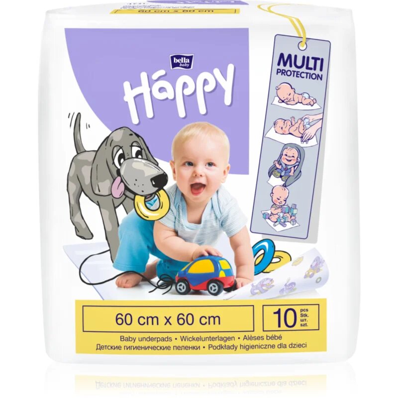 BELLA Baby Happy Baby Underpads еднократни подложки за смяна на пелените 60x60 cm 10 бр.