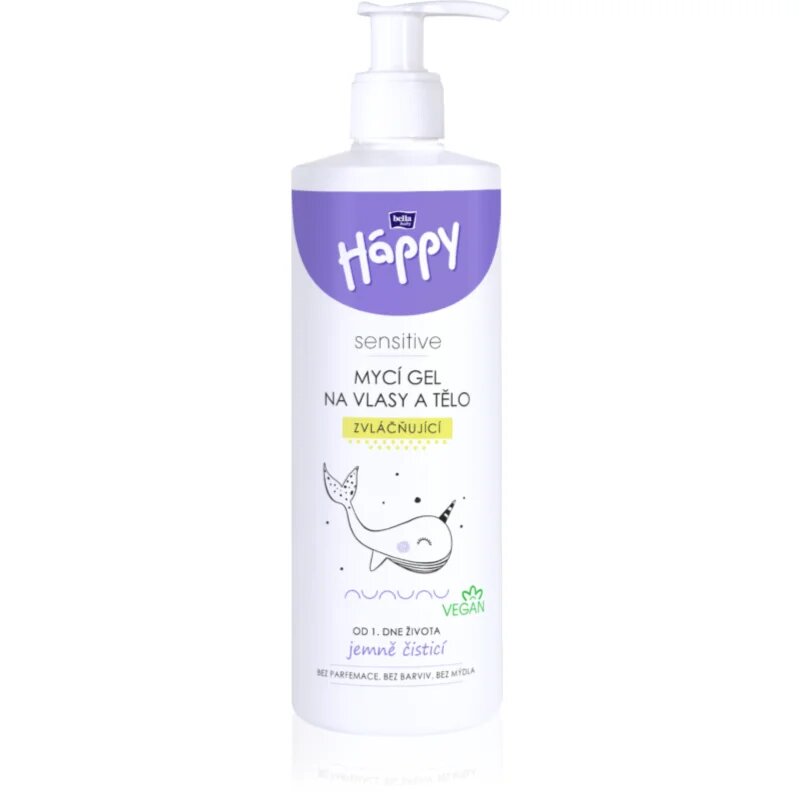 BELLA Baby Happy Sensitive миещ гел за тяло и коса за деца 400 мл.