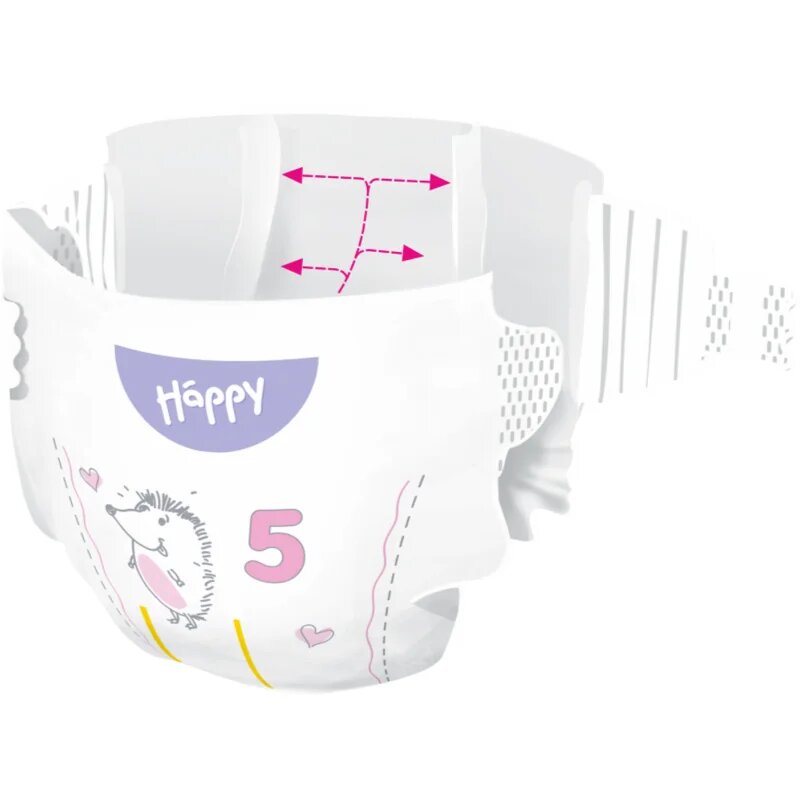 BELLA Baby Happy Soft&Delicate еднократни пелени с каналчета 11-18 kg 52 бр.
