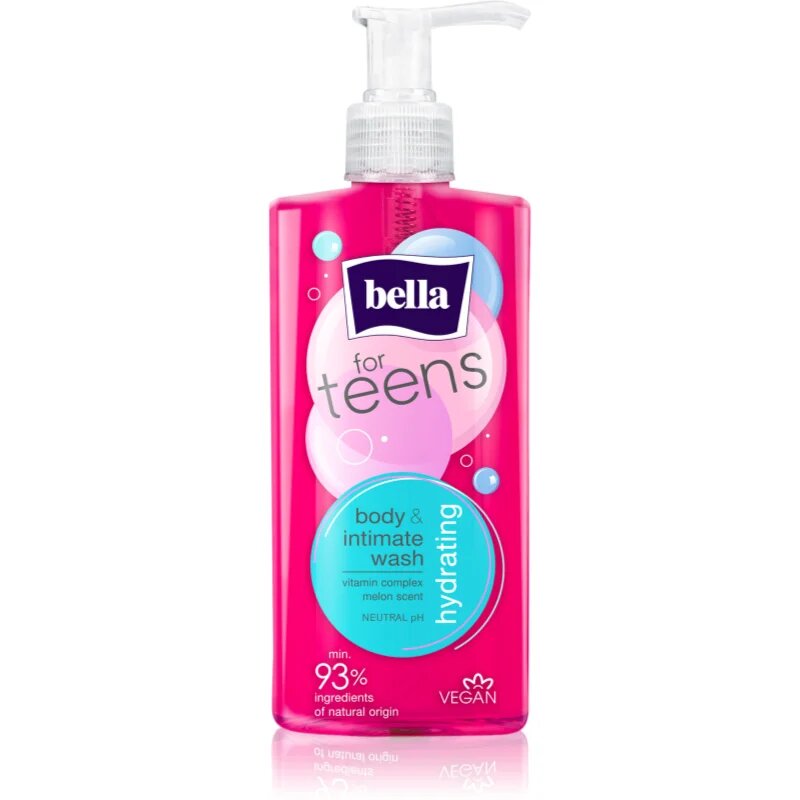 BELLA For Teens Body & Intimate Wash гел за интимна хигиена 250 мл.