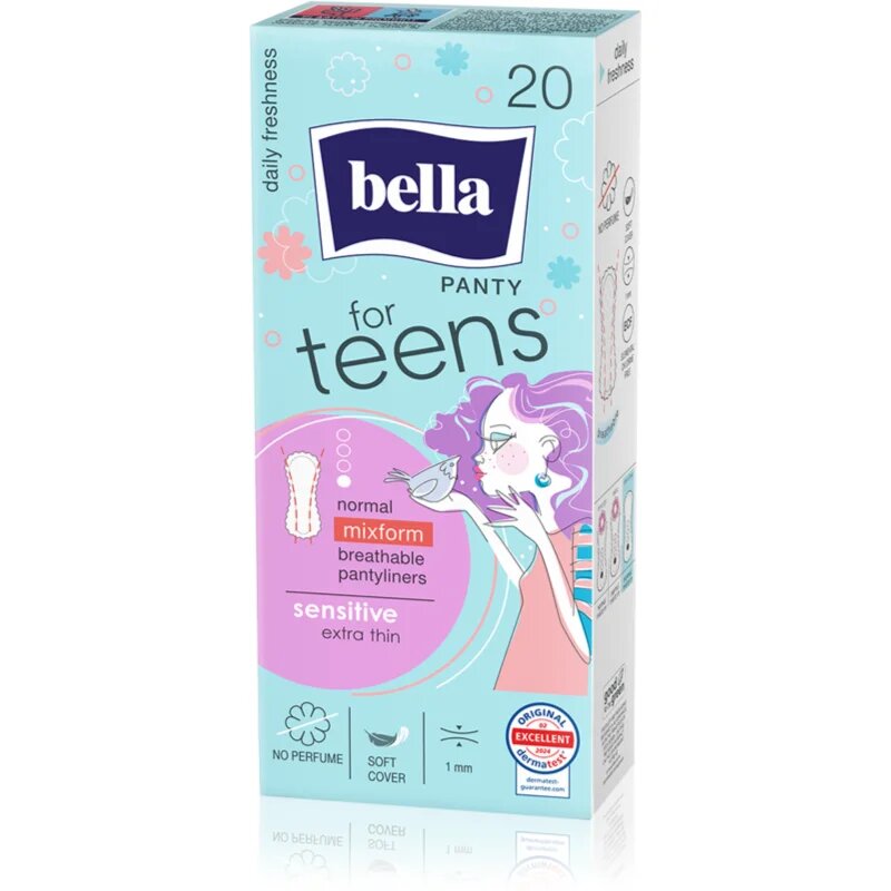 BELLA For Teens Sensitive дамски превръзки за девойки 20 бр.