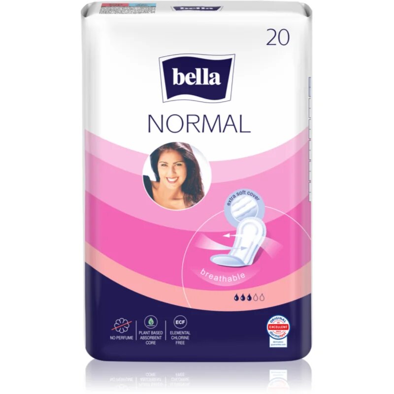 BELLA Normal санитарни кърпи 20 бр.