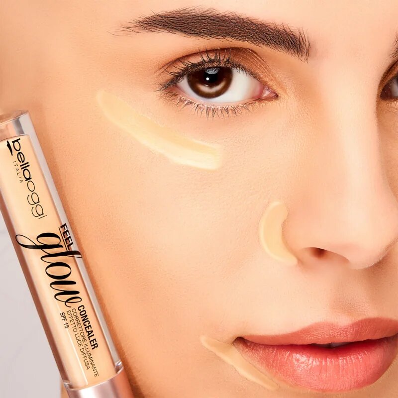 bellaoggi Feel Glow Concealer покриващ коректор SPF 15 цвят Radiant Nude 2.5 мл.