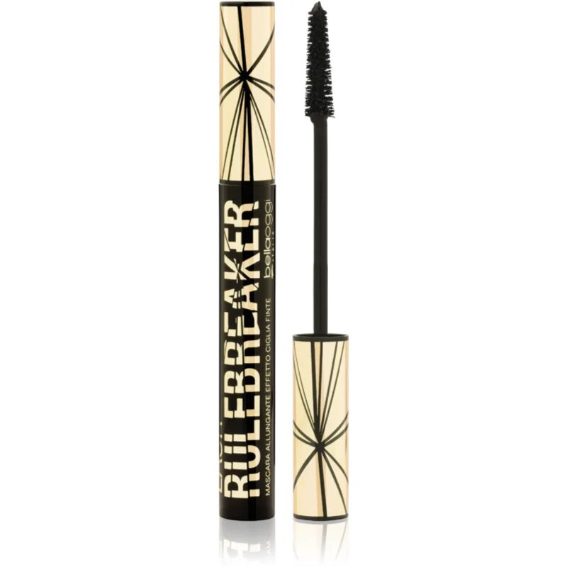 bellaoggi Rule Breaker Mascara водоустойчива спирала за удължаване извиване на миглите и придаване на обем цвят Black 6 мл.