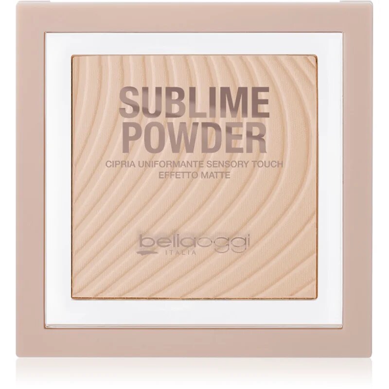 bellaoggi Sublime Powder компактна пудра с матиращ ефект цвят Golden Sand 9 гр.