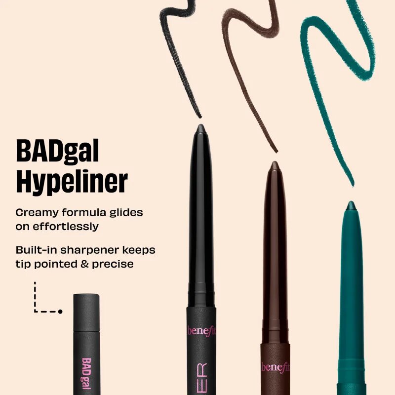 Benefit BADgal Hypeliner водоустойчива очна линия Midnight Brown 0.25 гр.