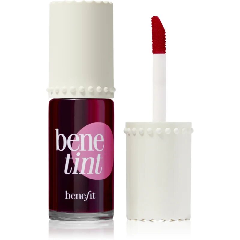 Benefit Benetint Cheek & Lip Stain течен руж за устни и скули цвят Raspberry 6 мл.