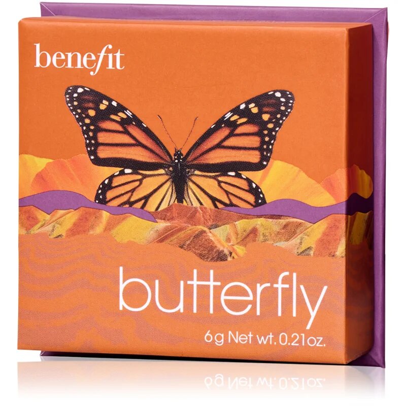 Benefit Butterfly WANDERful World руж - пудра цвят Golden orange 6 гр.