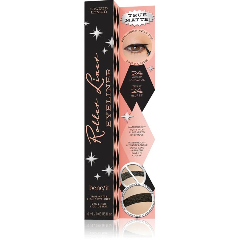 Benefit Roller Liner течни очни линии цвят Black 1 мл.