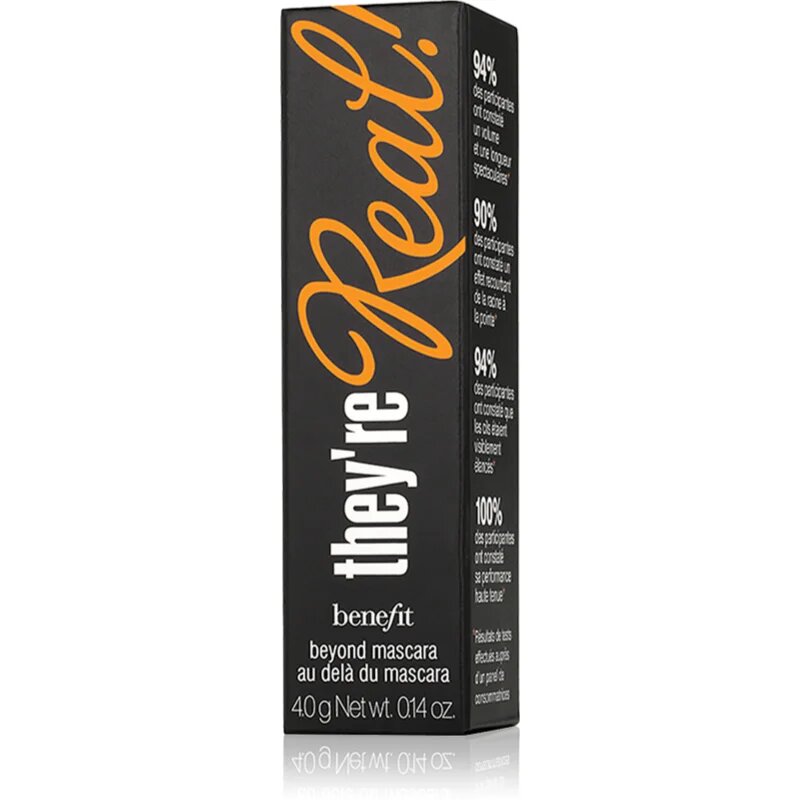Benefit They're Real! Mascara Mini удължаваща спирала за ефект на изкуствени мигли цвят Jet Black 4 гр.