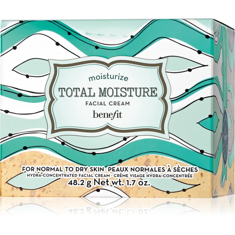 Benefit Total Moisture Facial Cream интензивен хидратиращ гел за озаряване на лицето 48.2 гр.