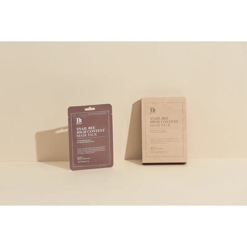 Benton Snail Bee платнена маска за цялостна грижа с екстракт от охлюви 10 × 20 гр.