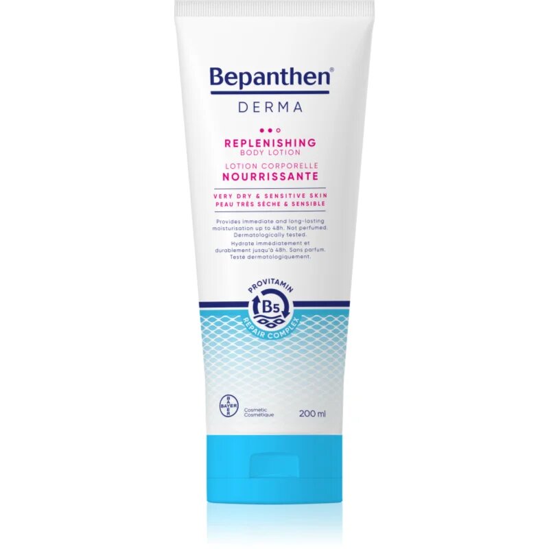 Bepanthen DERMA Replenishing Body Lotion лосион-грижа за тяло за регенериране на кожата 200 мл.