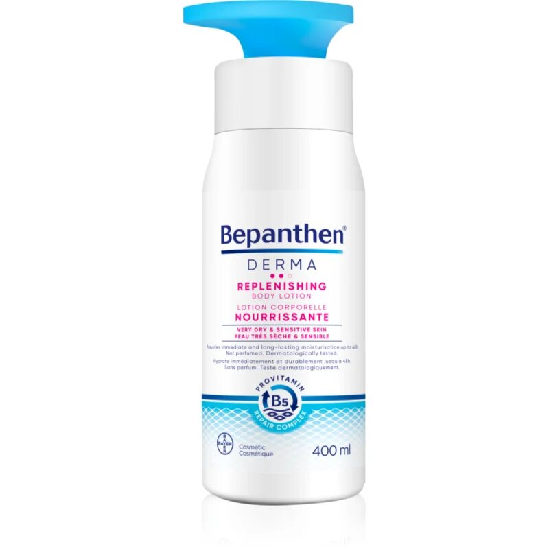 Bepanthen DERMA Replenishing Body Lotion лосион-грижа за тяло за регенериране на кожата 400 мл.