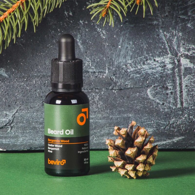 Beviro Bergamia Wood масло за бради с аромат на дървесина 30 мл.