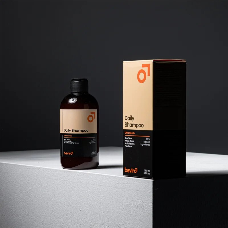 Beviro Daily Shampoo Ultra Gentle шампоан за мъже с алое вера Ultra Gentle 250 мл.