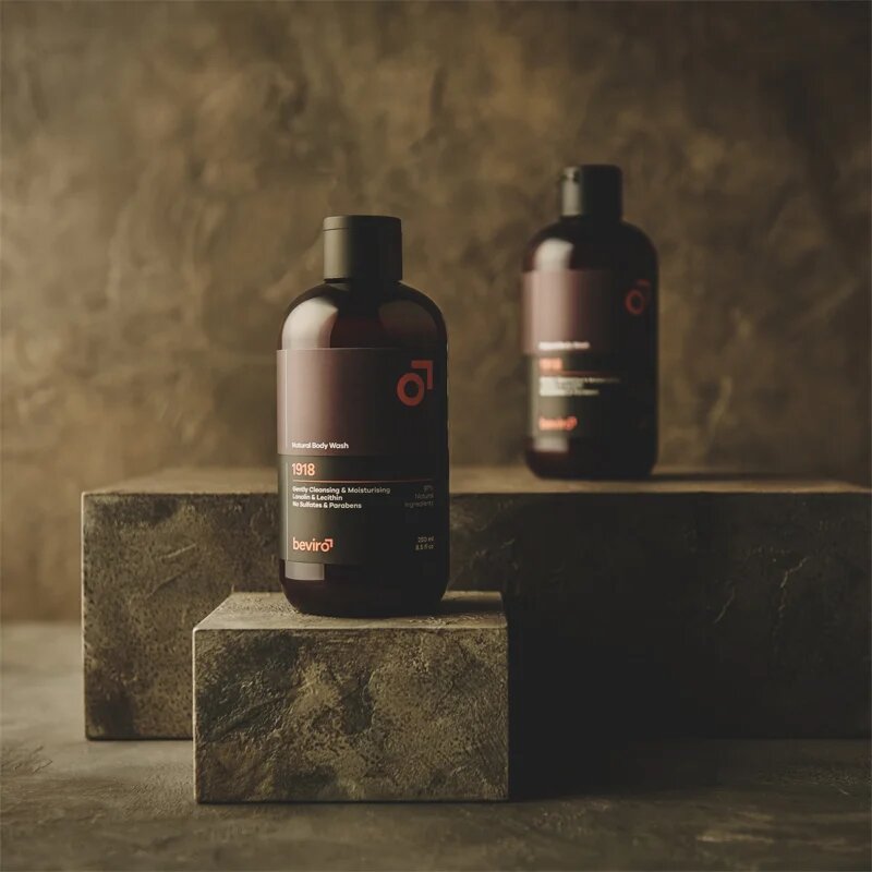 Beviro Natural Body Wash 1918 душ-гел за мъже 250 мл.