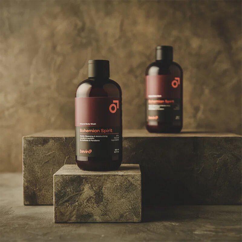 Beviro Natural Body Wash Bohemian Spirit душ-гел за мъже 250 мл.