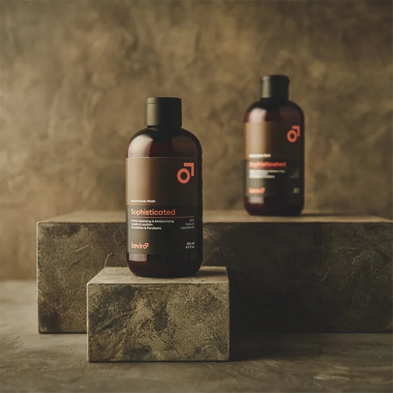 Beviro Natural Body Wash Sophisticated душ-гел за мъже 250 мл.