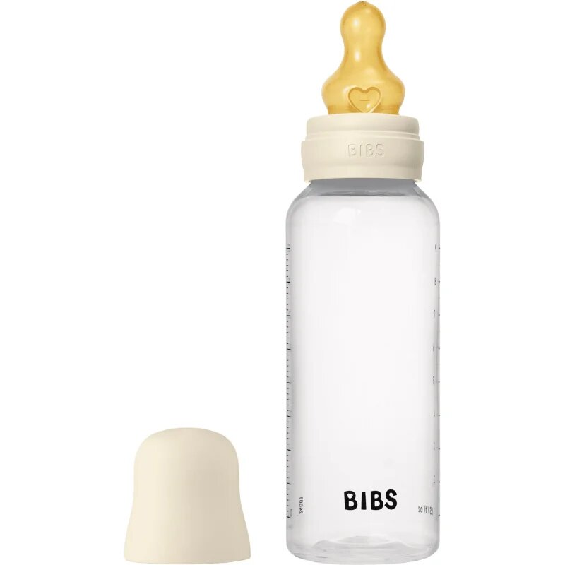 BIBS Anti-Colic Baby Bottle Latex шише против колики с биберон от латекс Ivory 1 бр.