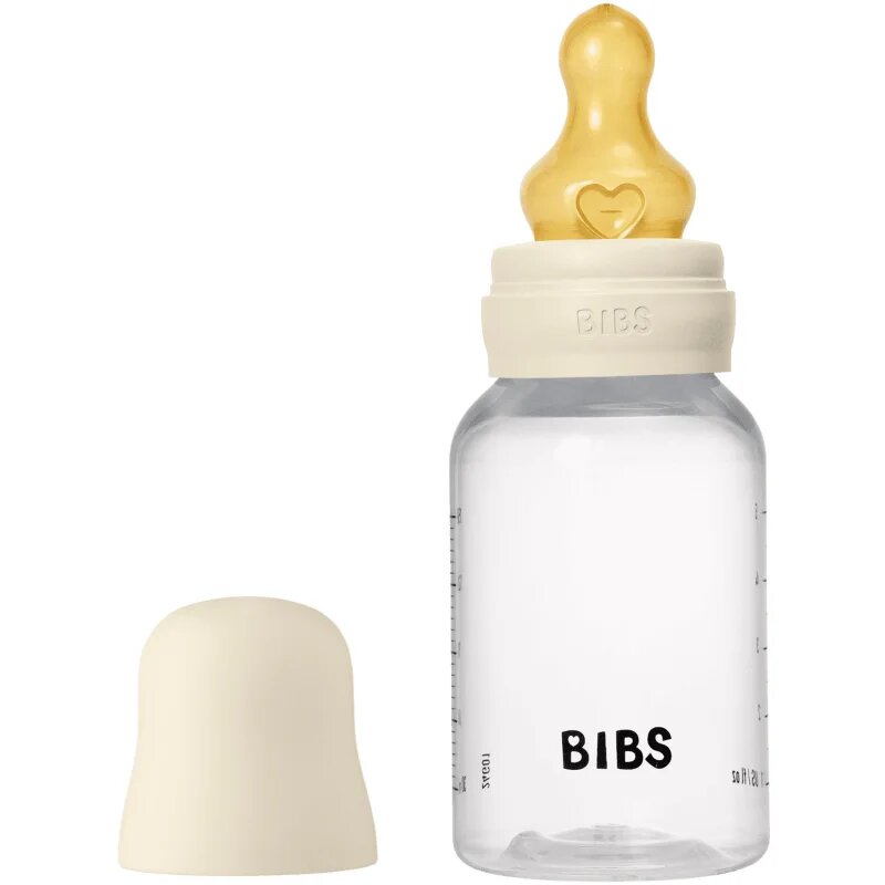 BIBS Anti-Colic Baby Bottle Latex шише против колики с биберон от латекс Ivory 1 бр.