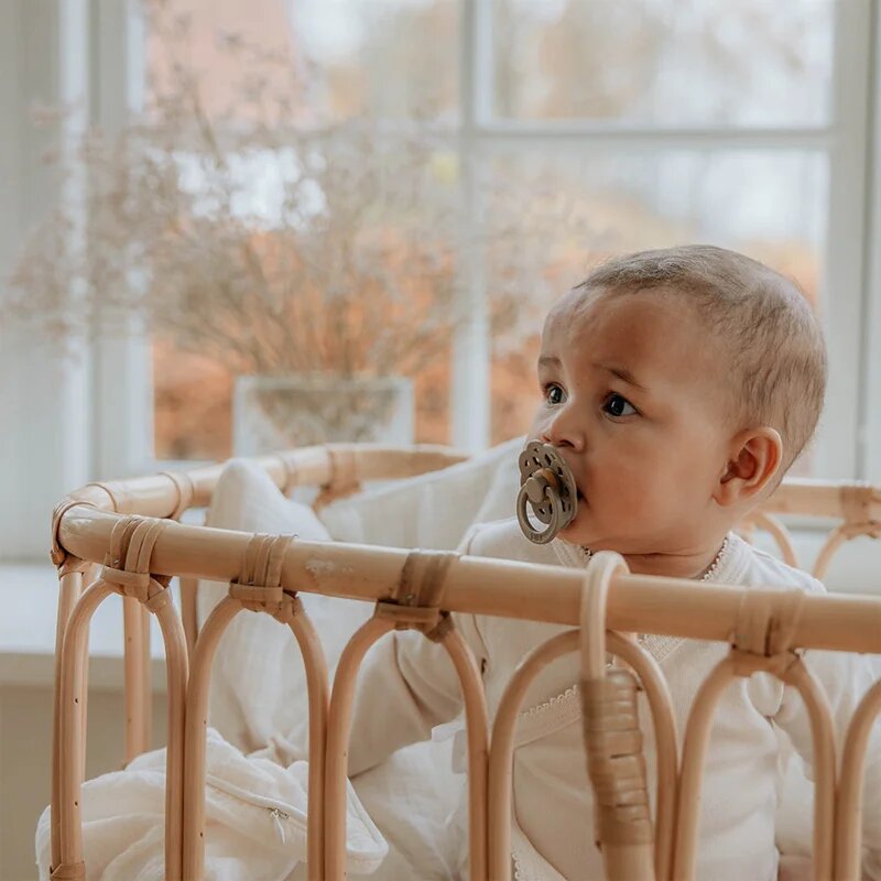 BIBS Boheme Natural Rubber Size 1: 0+ months биберон Vanilla / Dark Oak 2 бр.