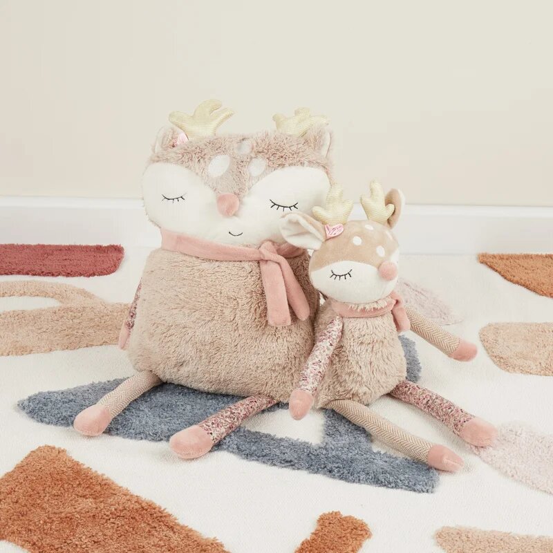 Bieco Cuddly Pillow Fawn Ella плюшена възглавничка 9 m+ 1 бр.