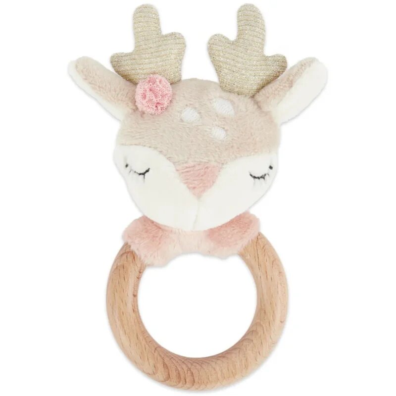 Bieco Grasping Toy with Rattle Fawn Ella играчка с дрънкалка 0 m+ 1 бр.