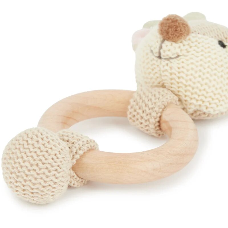 Bieco Grasping Toy with Rattle Fawn играчка с дрънкалка 0 m+ 1 бр.