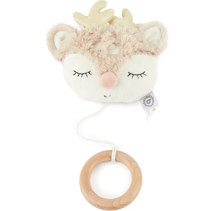 Bieco Musical Toy Fawn Ella контрастна играчка за окачане с мелодия 0 m+ 1 бр.