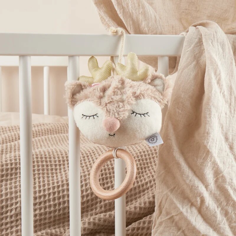 Bieco Musical Toy Fawn Ella контрастна играчка за окачане с мелодия 0 m+ 1 бр.
