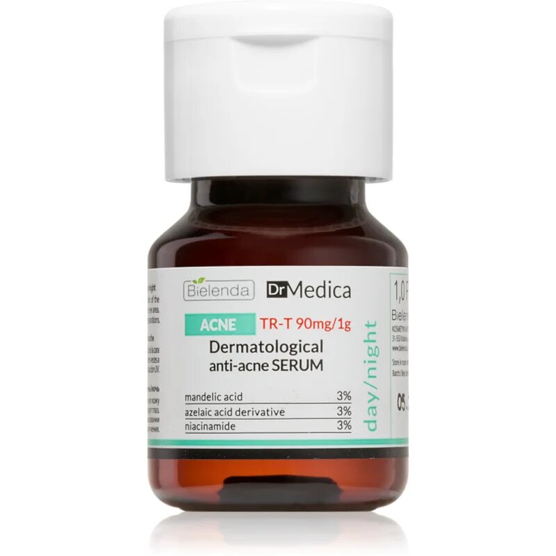 Bielenda Dr Medica Acne серум за лице за регулиране на излишния себум и проявите на акне 30 мл.