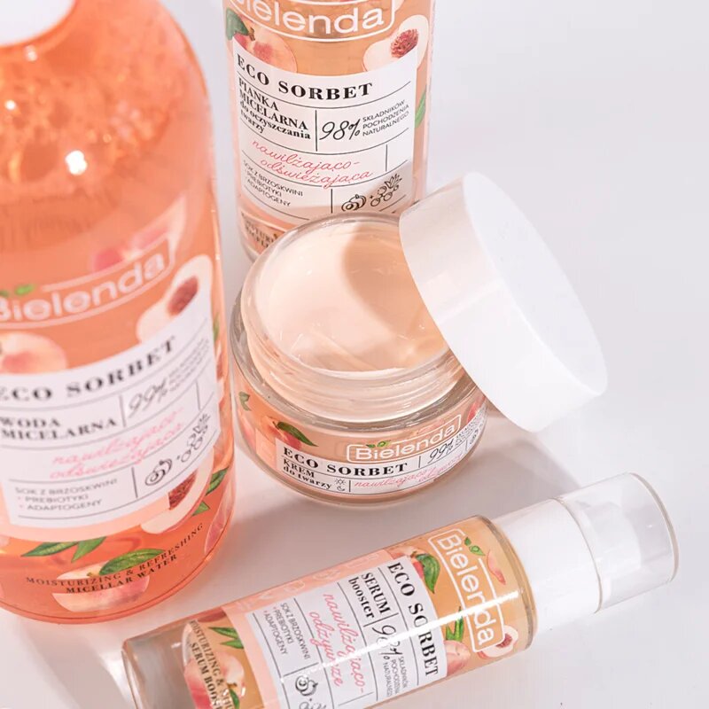 Bielenda Eco Sorbet Peach Хидратиращ и подхранващ крем 50 мл.